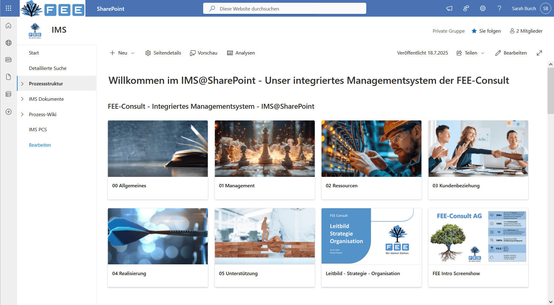IMS@SharePoint | FEE-Consult AG