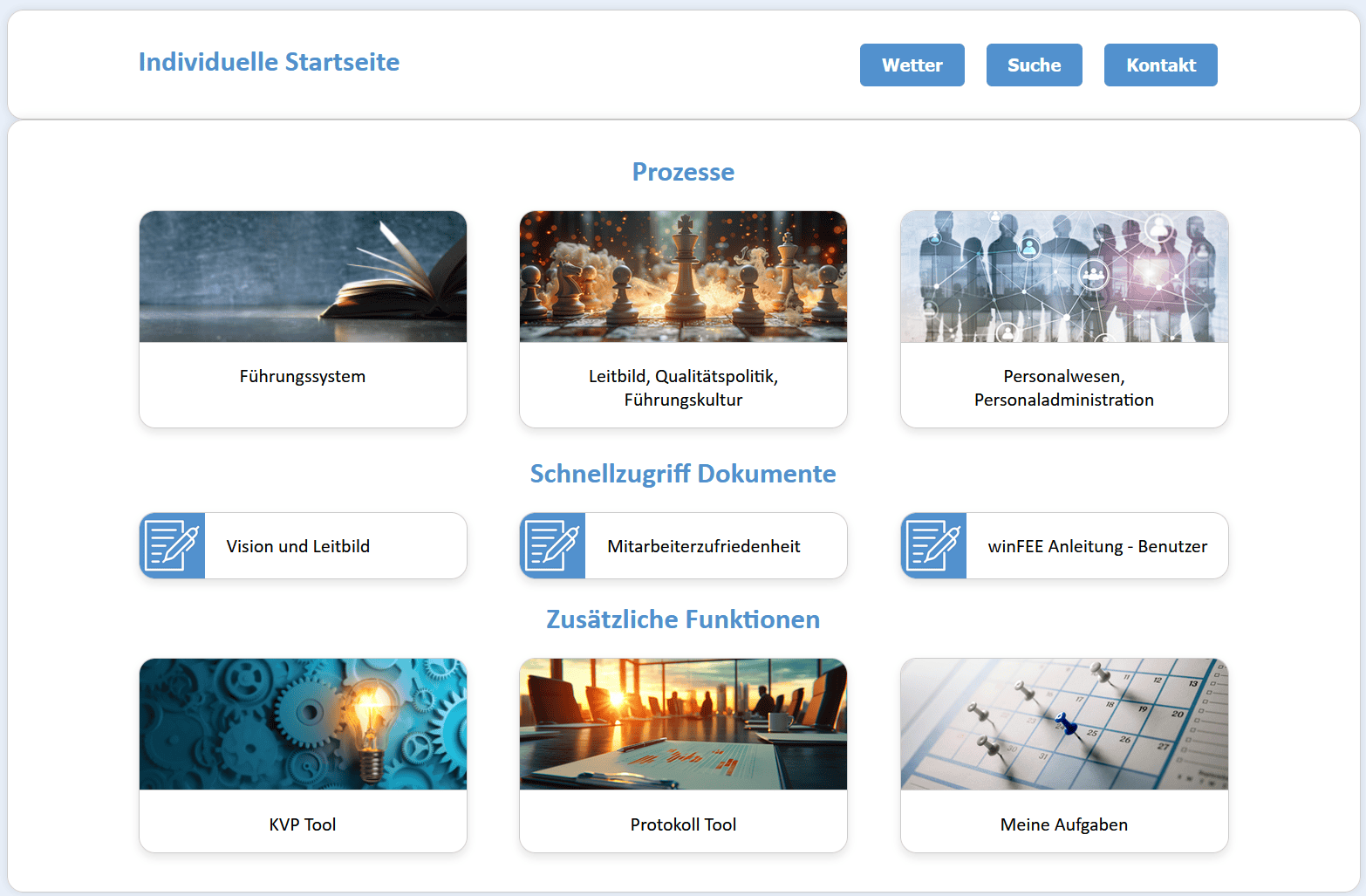 webF.E.E.® individuelle Startseite | FEE-Consult AG